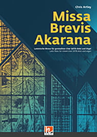 cover Missa Brevis Akarana SATB Choral Score cover
